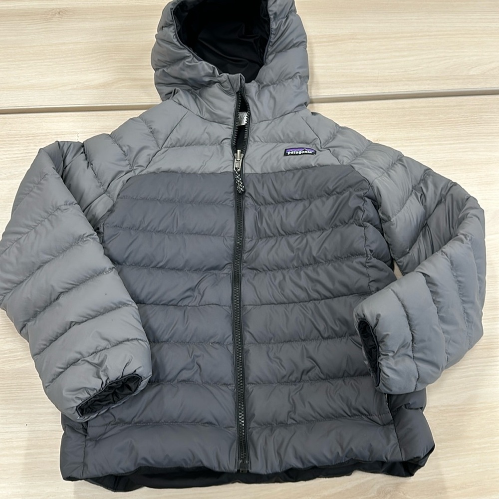 Patagonia Kids Gray Puffer Jacket